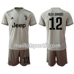 Maillot de Foot Juventus Alex Sandro 12 Enfant Extérieur 2018/19